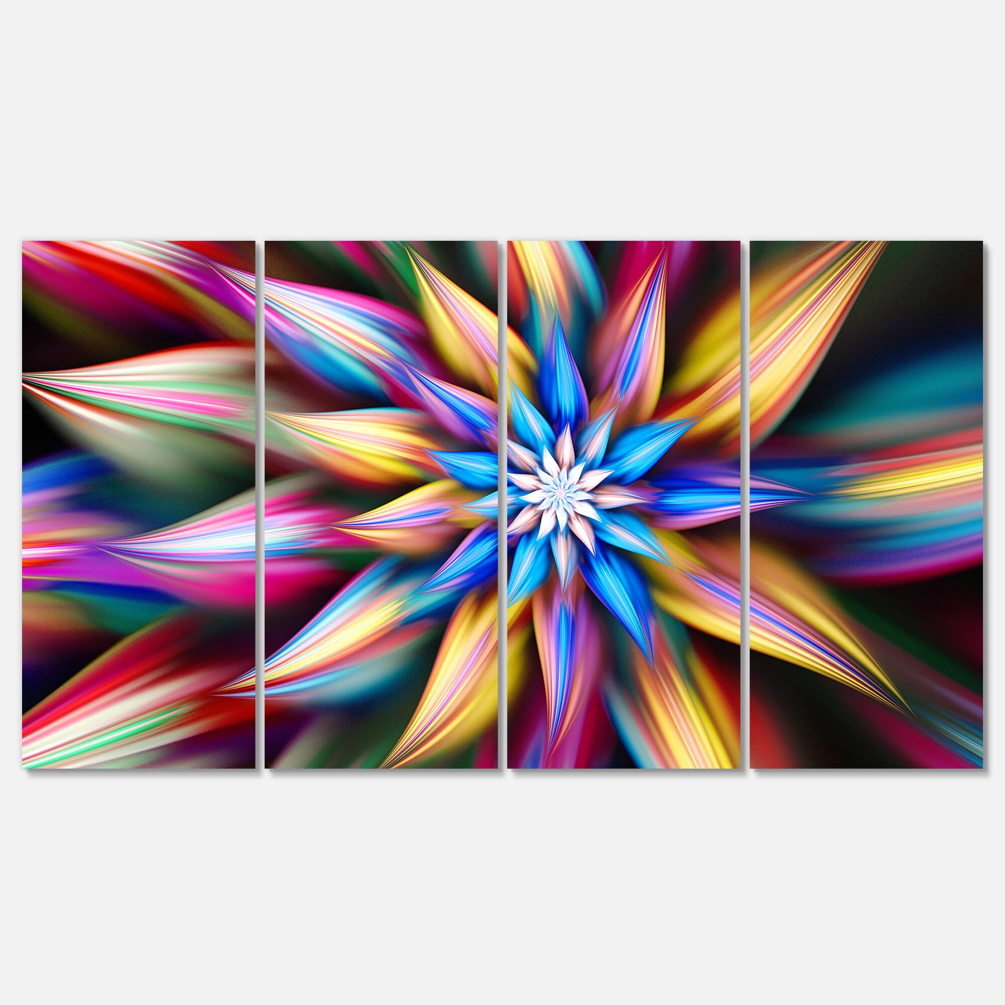 Designart - Exotic Multi Color Flower Petals